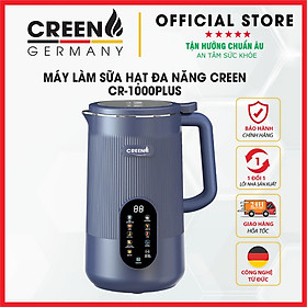 Máy Làm Sữa Hạt Đa Năng Creen CR-1000 PRO, Dung Tích 1L, 950W, Hàng Chính Hãng Bảo Hành 12 Tháng