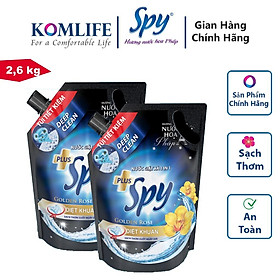 Túi nước giặt 2,6 kg SPY DEEP CLEAN PLUS khử mùi diệt khuẩn, sạch sâu