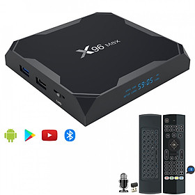 Mua Android tivi box x96 max 4GB RAM wifi kép có điều khiển giọng nói cử chỉ và bộ ứng dụng giải trí - Hàng Nhập Khẩu