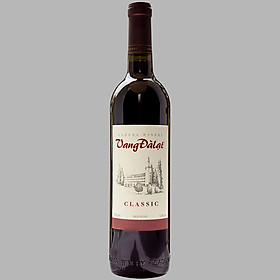 Rượu Vang Đỏ Đà Lạt Classic Red Wine 750ml 12% - Không kèm hộp