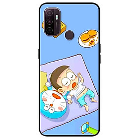 Ốp lưng dành cho Oppo A53 mẫu Mèo Và Nô Ngủ