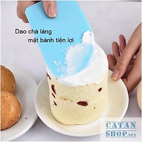 Bộ 3 dụng cụ cắt bột tạo vân bánh đẹp mắt  Dụng cụ làm bánh chà láng vét bột GD532-3DaoLB