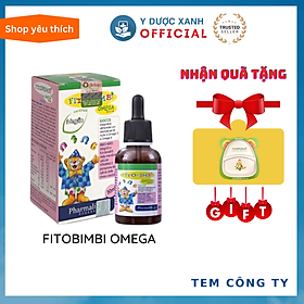 FITOBIMBI OMEGA JUNIOR, 30ml, Hỗ trợ phát triển trí não cho bé