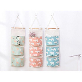 Túi vải treo đồ 3 tầng đa năng