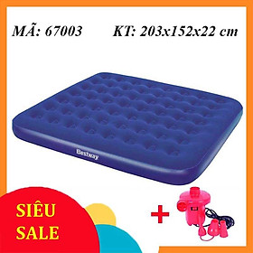 Nệm Hơi Bestway Đệm Hơi Cao Cấp Kích Thước 203cm*152cm*22cm 