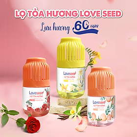 Lọ tỏa hương Loveseed hương thơm tự nhiên dễ chịu khử mùi sáp thơm phòng thế hệ mới 60 ngày - Dung tích 200ml