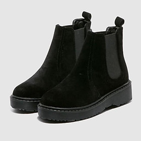 Hình ảnh TLG Giày chelsea boots da thời trang phong cách Hàn Quốc 20470