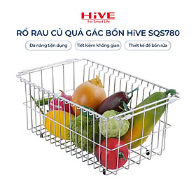 Mua Rổ gác bồn inox để rau/củ/quả HiVE SQS780 Hàn Quốc cao cấp