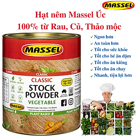 Hạt Nêm Massel Úc 100% Từ Rau Củ 2.5kg - Nấu Được Món Chay, Món Mặn, Ăn Dặm Cho Bé Và Mọi Lứa Tuổi Trong Gia Đình