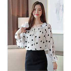 Áo sơ mi nữ titishop smn312 chấm đen