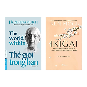 Hình ảnh Combo 2 Cuốn Sách Kỹ Năng Sống: Thế Giới Trong Bạn + Ikigai - Bí Mật Sống Trường Thọ Và Hạnh Phúc Của Người Nhật