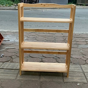 Mua Giá sách 65cm - 3 tầng gỗ cao su