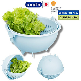 Mua Bộ thau rổ xoay yoko inochi dễ dàng sử dụng tiện dụng đa năng rửa rau củ quả