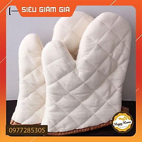 Găng tay vải chống nóng, cách nhiệt, dùng cho lò nướng, nhà bếp giá rẻ