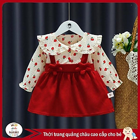 Váy đầm bé gái họa tiết hoa nhí dễ thương