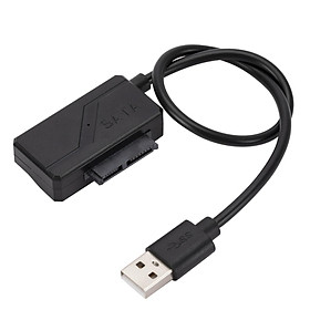 USB 2.0 to SATA 7+6 13Pin Cable Laptop Cd-Rom Dvd-Rom