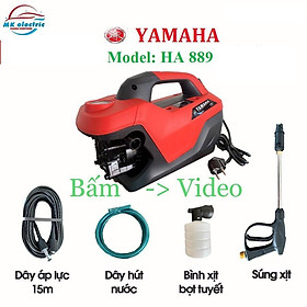 Mua Máy rửa xe mini I Máy rửa xe cao áp YAMAHA 2800W HA889 - Có áp chống giật - Chống cháy