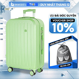 Vali du lịch thời trang Bamozo 8812 size 20/24 , vali nhựa kéo được bảo hành 5 năm