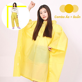 Mua Bộ Quần Áo Mưa Cánh Dơi Trong Suốt Thời Trang 2021 Chất Liệu Nhựa EVA Cao Cấp Nhẹ Chống Nước - M02