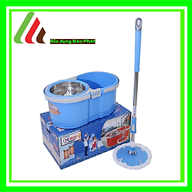 Mua Bộ lau nhà megahome Xmop Pro xô 20L lồng xoay inox mạnh mẽ với cây lau xoay 360 tự vắt đa năng siêu tiện lợi