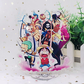 Standee ONE PIECE ĐẢO HẢI TẶC VER VẼ CHIBI Tượng Acrylic Standee Anime mica chibi trang trí trưng bày mô hình (MẪU GIAO NGẪU NHIÊN)