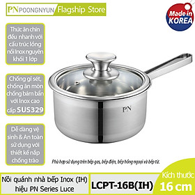 Quánh Inox PoongNyun LCPT-16B(IH) - Size 16cm