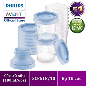 Cốc trữ sữa Philips Avent dung tích 180ml cốc