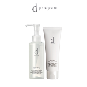 Combo Dầu Tẩy Trang d program Dưỡng Da 120ml và Sữa Rửa Mặt d program Tạo Bọt Dưỡng Da 120g