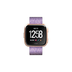 Fitbit Versa Smart Watch, Black/Black Aluminium, One Size (S & L Bands Included)