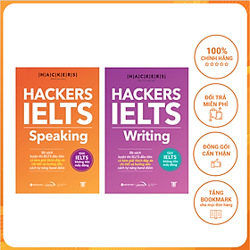 Combo 2 Cuốn Hackers IELTS : Hackers IELTS Speaking + Hackers IELTS Writing