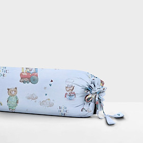 Mua Vỏ Gối Ôm Cotton Satin Hàn Quốc Cao Cấp À Ơi Concept Hoạ Tiết Nhiều màu Dây kéo khoá Size 37x100 cm