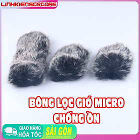 Mua Bông lọc gió giảm ồn cho micro hỗ trợ ghi âm   trợ giảng  quay video   thuyết giảng (Loại lớn chọn size )