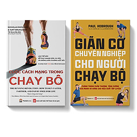 [Download Sách] Sách Combo 2 cuốn Giãn cơ chuyên nghiệp cho người chạy bộ Cuộc cách mạng trong chạy bộ - Pandabooks