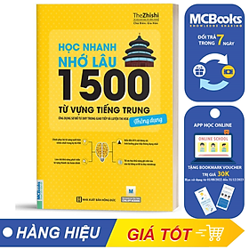 Hình ảnh Review sách Học Nhanh Nhớ Lâu 1500 Từ Vựng Tiếng Trung Thông Dụng