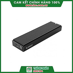 Hộp ổ cứng M.2 SSD USB 3.1 Gen 1 ORICO M2PF-C3-BK - Đen - Hàng chính hãng