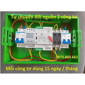 Mua Tủ ATS chuyển nguồn tự động 2 công tơ   mỗi công tơ dùng nửa tháng - ATS 2P 100A