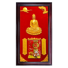 Lịch Gỗ Phù Điêu Phật Tổ - SK025
