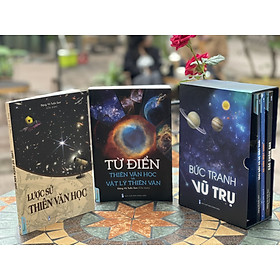 (Boxset 5 cuốn) BỨC TRANH VŨ TRỤ (Lược sử thiên văn học; Trái Đất và Hệ Mặt Trời; Xa hơn mây Oort - Tới ranh giới của không gian và thời gian; Các chòm sao - Toàn cảnh về bầu trời đêm; Từ điển thiên văn học và vật lý thiên văn) – Tri Thức Trẻ Books