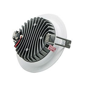 Đèn led âm trần 12w rạng đông - lỗ khoét trần 110mm, vỏ nhôm đúc