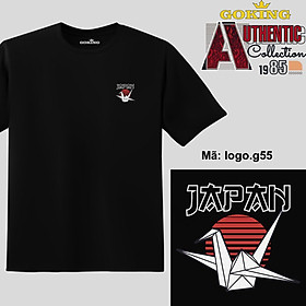 JAPAN, mã logo-g55. Hãy tỏa sáng như kim cương, qua chiếc áo thun Goking siêu hot cho nam nữ trẻ em, cặp đôi, gia đình, đội nhóm