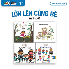 Truyện Ehon bé 3-4-5 tuổi - Bộ 4 cuốn Lớn lên cùng bé