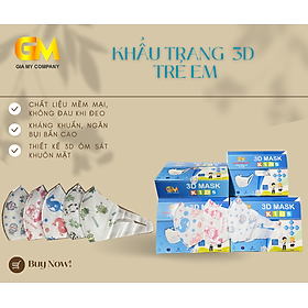 Khẩu trang 3D Mask Trẻ em Gia Mỹ hộp 50 cái