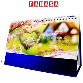 Lịch Để Bàn Chữ A - Cuộc Sống Tươi Đẹp - NST 77A
