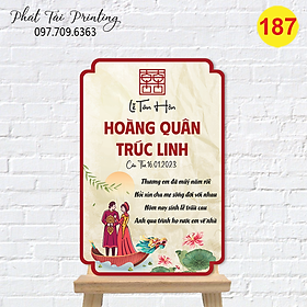 Mua Bảng Welcome trang trí đám cưới MS 187