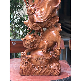 Mua Tượng đạt ma sư tổ bằng gỗ hương đá kt cao 100×37×19cm
