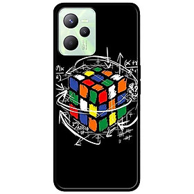 Ốp lưng dành cho Realme C35 mẫu Rubik Toán Học