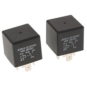 2x2Pieces DC 24V Automotive Relay 40A 5-Pin for Car Truck Camper Motorhome