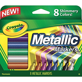 Nơi bán BỘ 8 CÂY BÚT LÔNG CRAYOLA MARKER KIM TUYẾN - Giá Từ -1đ