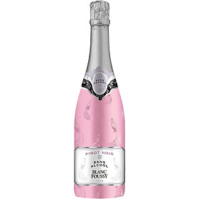 Rượu Vang Hồng Blanc Foussy Sparkling Rose Pinot Noir 750ml 0.4% - 0.6% - Không Hộp