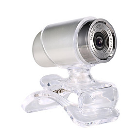 Webcam 480P có thể xoay 360 độ cho máy tính, PC dùng cho hội họp, livestream.-Màu trắng